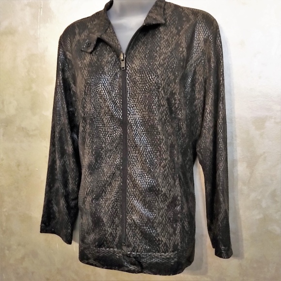 Sport Haley Jackets & Blazers - Light Faux Snakeskin Jacket by Sport Haley EUC M/L